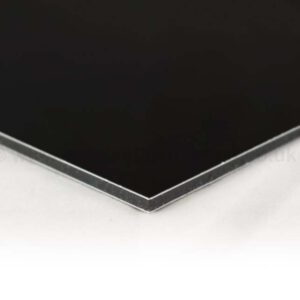 დიბონდი შავი გლუვი 1.25x2.50სმ 4მმ