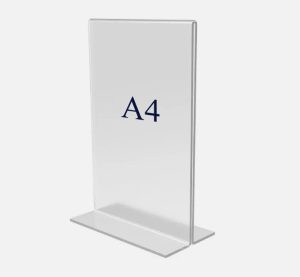 ორგმინის სადგამი - A4 ორმხრივი