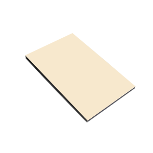 დიბონდი ევროპული ბეჟი გლუვი 1.25x3.20სმ 4მმ