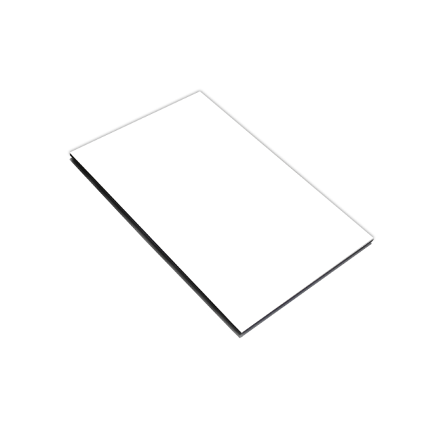 დიბონდი ევროპული თეთრი გლუვი 1.50x3.20სმ 4მმ