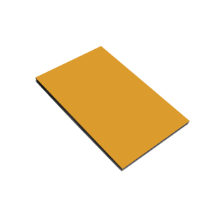 დიბონდი ყვითელი  1.22x2.44სმ 3მმ