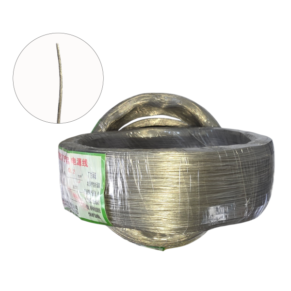 გამჭვირვალე LED კვების კაბელი (RVV 0.2 mm²)