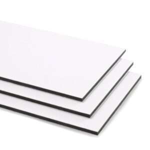 დიბონდი/ალუკაბონდი თეთრი 1.22x2.44მ 3მმ || Dibond/Alukabond White 1.22x2.44m 3mm