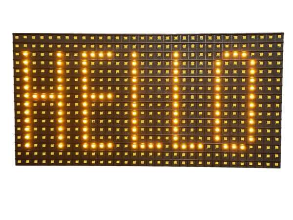 ლედ პანელი ყვითელი P10 16*32 || LED panel yellow P10 16*32