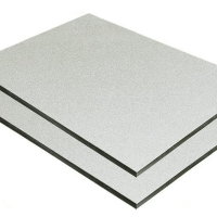 დიბონდი ვერცხლისფერი გლუვი 1.25x3.30მ 4მმ || Dibond Silver Smooth 1.25x5.80m 4mm