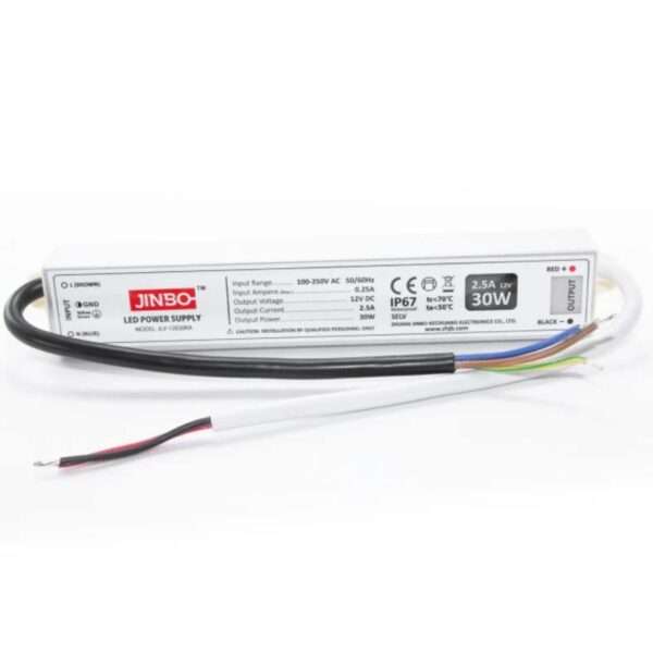 B30.jpg დახურული ტრანსფორმატორი 12v 30w 2.5A || Enclosed Power Supllies 12v 30w 2.5A