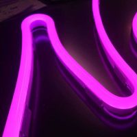 რეზინის ნეონი თეთრი თბილი 6მმ (1 მეტრი) 3000-3500K || Rubber neon white warm (1 meter) 3000-3500K