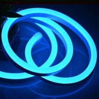 რეზინის ნეონი ყინულოვანი ლურჯი 6მმ (1 მეტრი) || Rubber neon ice blue (1 meter)