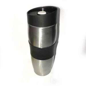 სამგზავრო ჭიქა თერმოსი შავი || Travel mug thermos black