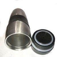 სამგზავრო ჭიქა თერმოსი შავი || Travel mug thermos black