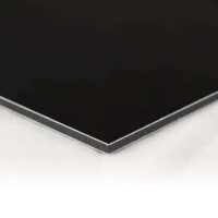 დიბონდი შავი გლუვი 1.50x5.80მ 4მმ || Dibond black smooth 1.50x5.80m 4mm