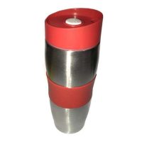 სამგზავრო ჭიქა თერმოსი წითელი || Travel mug thermos red